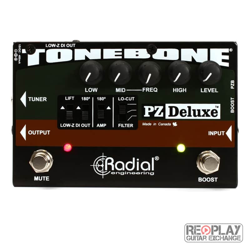 Used Radial PZ-Deluxe acoustic instrument preamp/DI image 1
