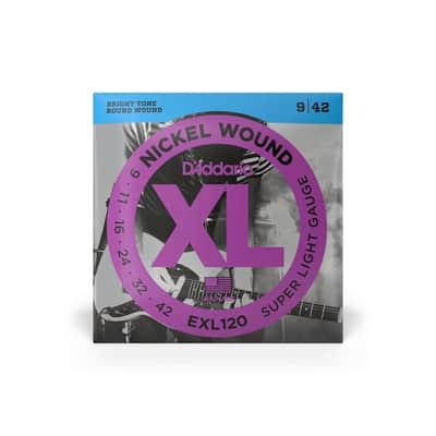 D'Addario XL 9-42 Super Light Electric Guitar Strings - EXL120 image 3
