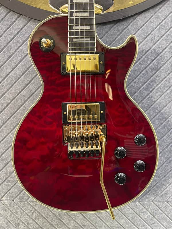 Epiphone Alex Lifeson Les Paul Custom Axcess Ruby SkunkWerx Premier Collection image 1