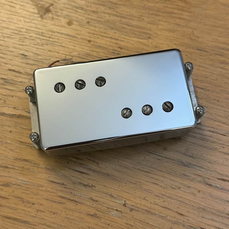 Fender Reissue Blank Chrome Wide Range Humbucker Bridge Neck Pickup 72 Telecaster Deluxe Tele Custom 8.4k image 1