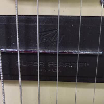 Vintage RARE 1985 USA Peavey T-15 Short Scale Guitar Natural Ash Pro Setup New Strings Original Peavey Chainsaw Hard Shell Case image 5