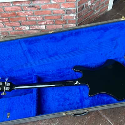 Guild B-302F Fretless Bass Guitar 1980 - Black image 22