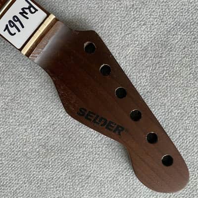 Dark Roasted Maple Wood Guitar Custom Neck, 22 Frets Fretboard image 9