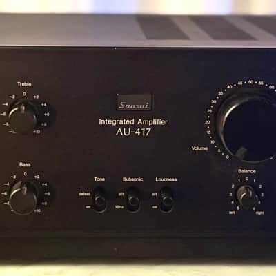 πΆβ¨ Sansui AU-417 Integrated Amplifier β 120V U.S. Unit, Serviced, Cleaned, Tested image 3