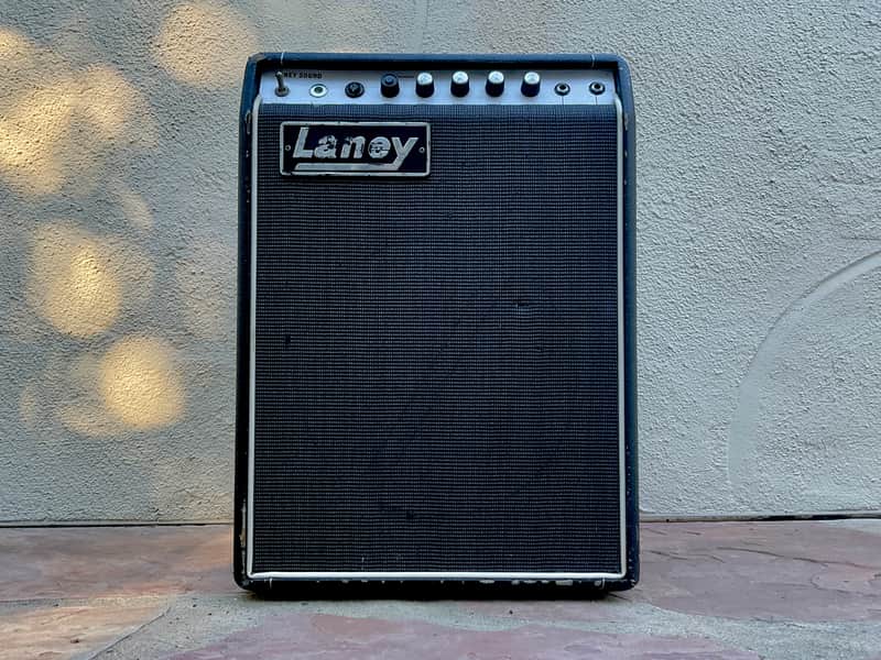 Vintage 1969 Laney Super Group LC 1 x 12 combo with tremolo . Orig FANE 20 watt speaker. Good Cond. image 1