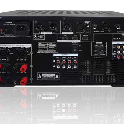 IDOLmain IP-5900 Professional 6000W Karaoke Mixing Amplifier/w Echo & Delay Control, Optical/HDMI image 4