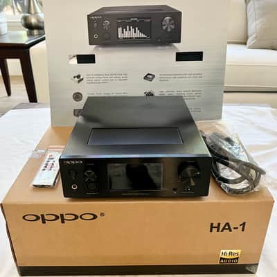 Oppo HA-1 Headphone Amplifier, DAC & Pre-Amplifier Black New Open Box image 1