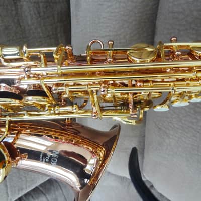 Monique Pro Series Alto Saxophone (SELMER/BUFFET CLONE) 1990s - Copper & Brass image 11