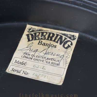 1989 DEERING G.D.L. CUSTOM 5-STRING BANJO image 22