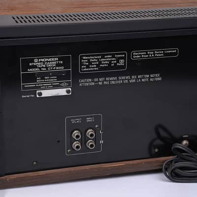 PIONEER CT-F900 Vintage Cassette Deck – Professionally Restored – 1-Year Warranty image 17