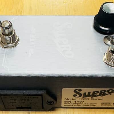 Supro 1303 Boost Effects Pedal w/box image 5