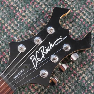 BC Rich Platinum Series Warlock Blue! w/gigbag image 7