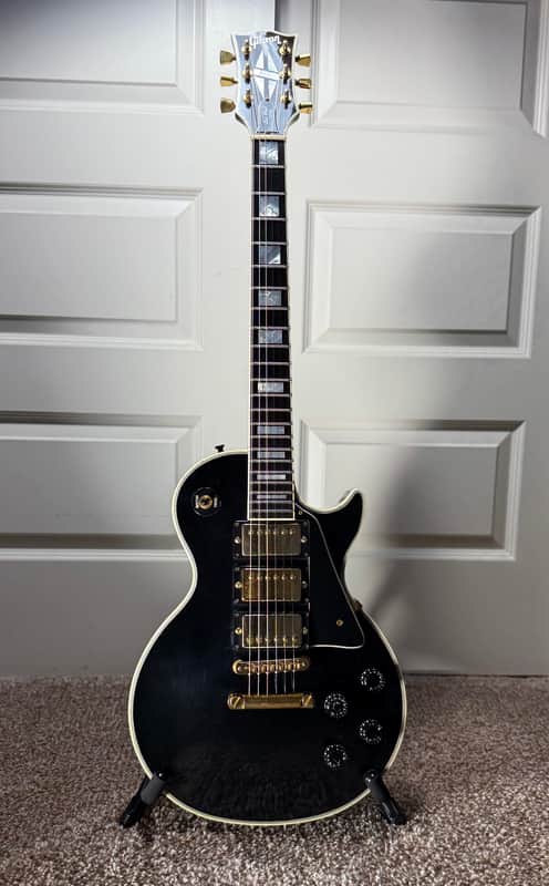 Gibson 1988 Les Paul Custom 3-Pickup - Ebony image 1