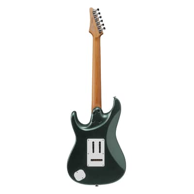 Ibanez AZ2204NVGF AZ Prestige Electric Guitar w/Case - Ivy Green Metallic Flat image 8