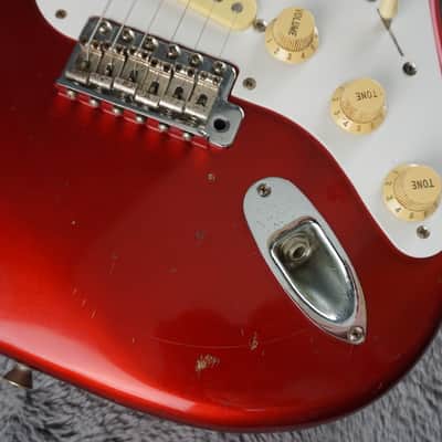 Fender Japan ST57-500 Stratocaster 1989 Candy Apple Red image 7