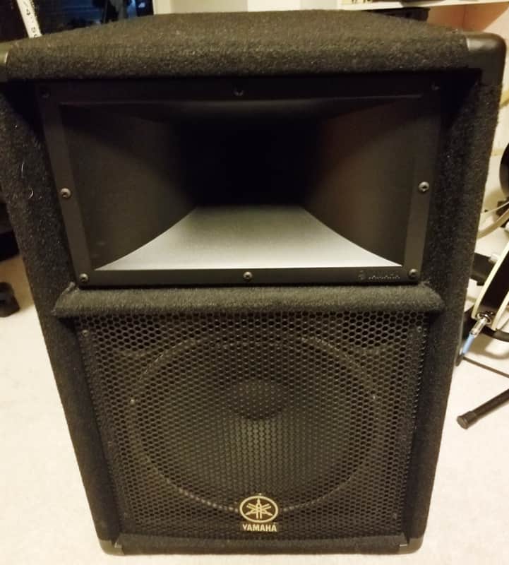 Pair of Like New Yamaha Club V Series S112Vs 2003 - Present - Black image 1