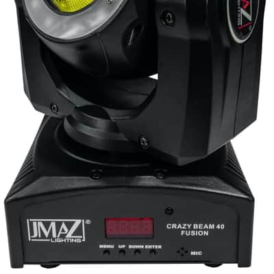 JMAZ Crazy Beam 40 Fusion | 60W RGBW Moving Head with 8° Beam | Ring Effect & IR Remote Control image 6