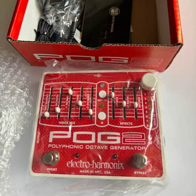 Electro-Harmonix POG2 Polyphonic Octave Generator 2009 - Present - Red / White image 5
