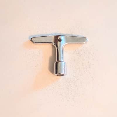 UNMARKED DRUM KEY NO POUCH - CHROME - FREE SHIP TO C-USA! image 3