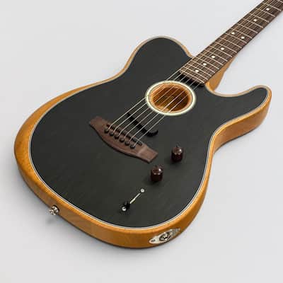 Fender Acoustasonic Player Telecaster Acoustic-Electric Guitar - Brushed Black image 10