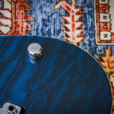 SUHR USA Custom Modern Quilt "Aqua Blue Gradient + Rosewood" (2016) image 11
