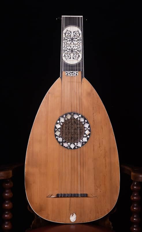 Original 17th Century Renaissance Bass Lute - Professional performance condition image 1