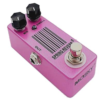 Mosky Audio MP-51 Spring Reverb Guitar Effect Pedal True Bypass Super Low Noise image 4