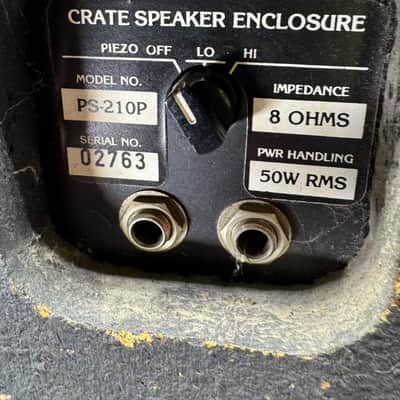Crate PS-210P Speaker Enclosure Vintage Audio DJ 200w Passive PA Speaker image 5