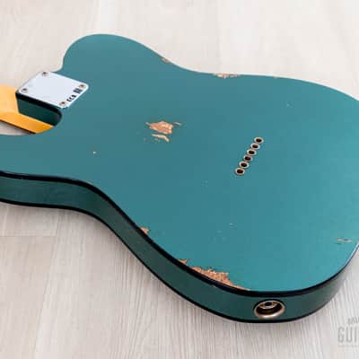 Fender Custom Shop 1963 Telecaster Custom Relic Sherwood Green w/ Twisted Tele, Seymour Duncan Little '59 image 13