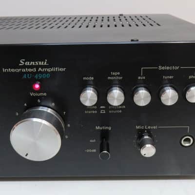 SANSUI AU-4900 INTEGRATED AMPLIFIER WORKS PERFECT SERVICED FULLY RECAPPED image 5