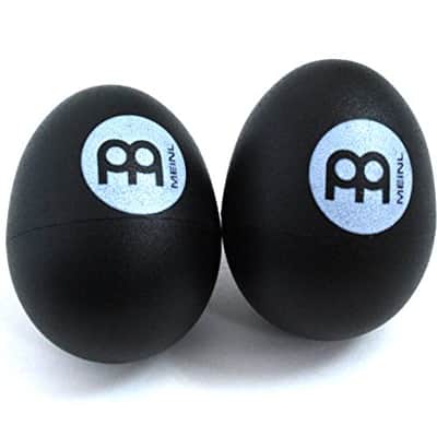 Meinl Plastic Egg Shakers Black (Pair) ES2-BK image 4