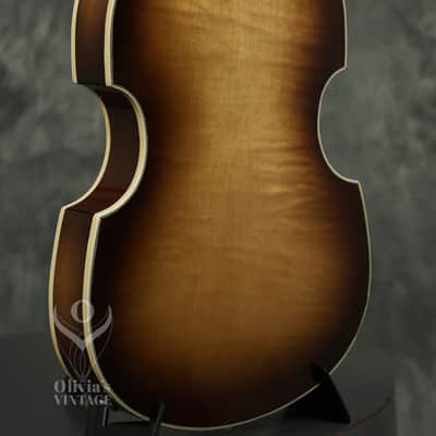 1966 Hofner 500/1 Violin Beatle Bass Sunburst image 14
