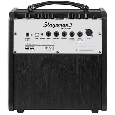 Nu-X Electro Acoustic Guitar & Vocal Amplifier Stageman II AC-60 image 5