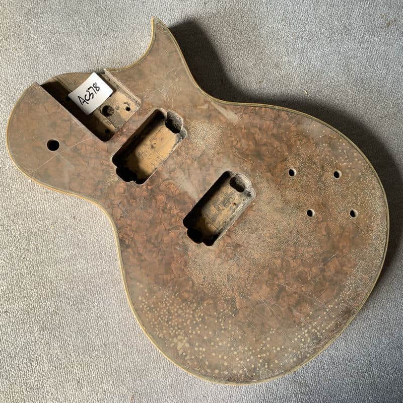 Mini Single Cut Guitar Basswood Body with ABS Veneer Top image 1