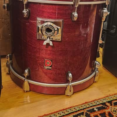 Premier XPK Drum Kit Wine Red w/ Tom Stands - 10" / 12" / 14" / 20” image 12