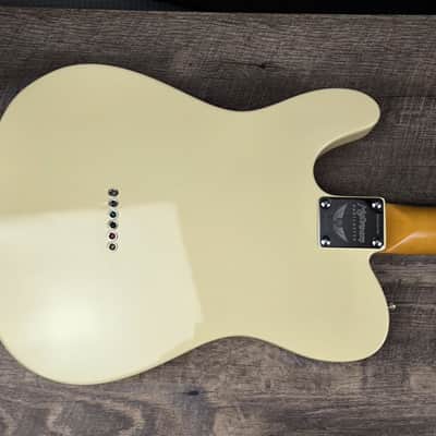 MyDream Partcaster Custom Built - Buttercream Thinline Tortoise Charlie Christian image 9