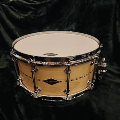 Craviotto Maple Snare Drum - 6.5 inch x 14 inch, Natural with Maple Inlay - Maple image 1