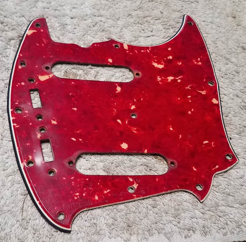 Fender Mustang or Duosonic pickguard, TORTOISE shell! 1965 image 1