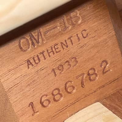 Martin OM-18 Authentic 1933 2013 - fantastic sounding reissue of a Martin Pre-War guitar - check video! image 17
