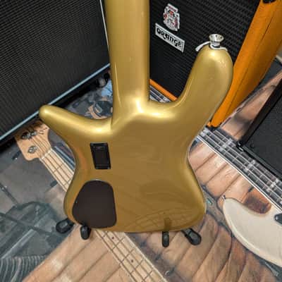 Spector Euro 4 Classic Bass Guitar - Metallic Gold image 8