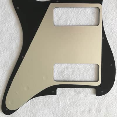 For Fender Stratocaster Strat P90 2 Pickup Guitar Pickguard, 3 Ply Black image 7