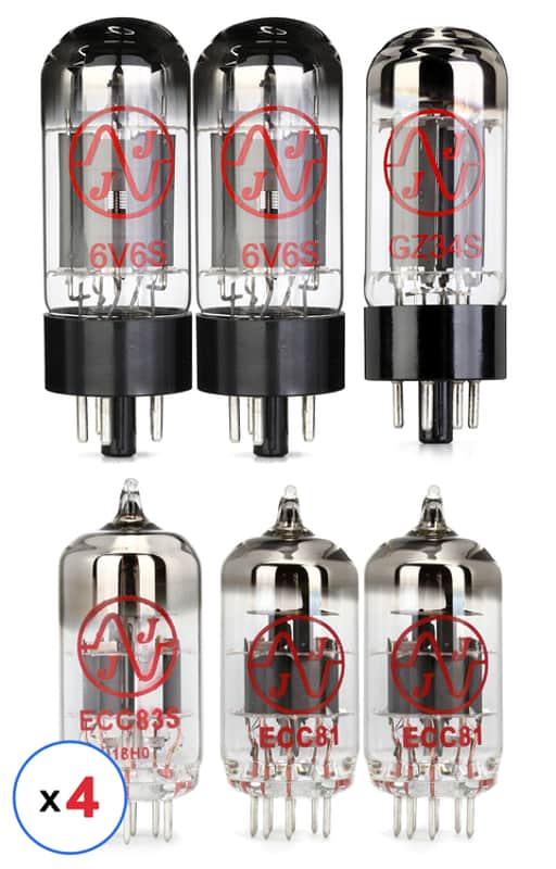 JJ Fender 65 Deluxe Reverb Reissue Retube Kit image 1
