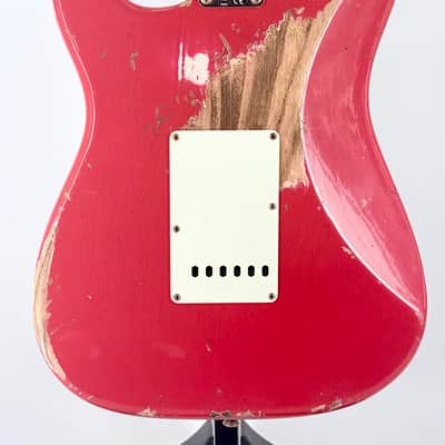 Fender USA Custom Shop  1957 HEAVY RELIC STRAT- FIESTA RED Ser#:R150868 image 6