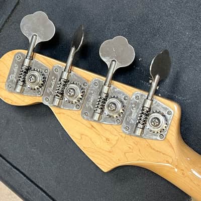 1977 Fender Fretless Precision Bass Natural Ash image 17