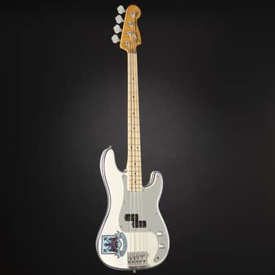Fender AS Steve Harris P-Bass MN OWH Olympic White - 4-String Electric Bass image 10