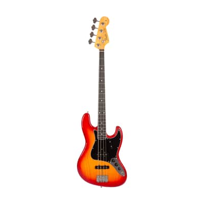 2019 Fender Ltd Ed Rarities Flame Ash Top Jazz Bass Guitar, Plasma Red Burst, US1907XXXX image 1