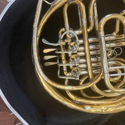 C. G. Conn 6D Double French horn. Made in USA image 7