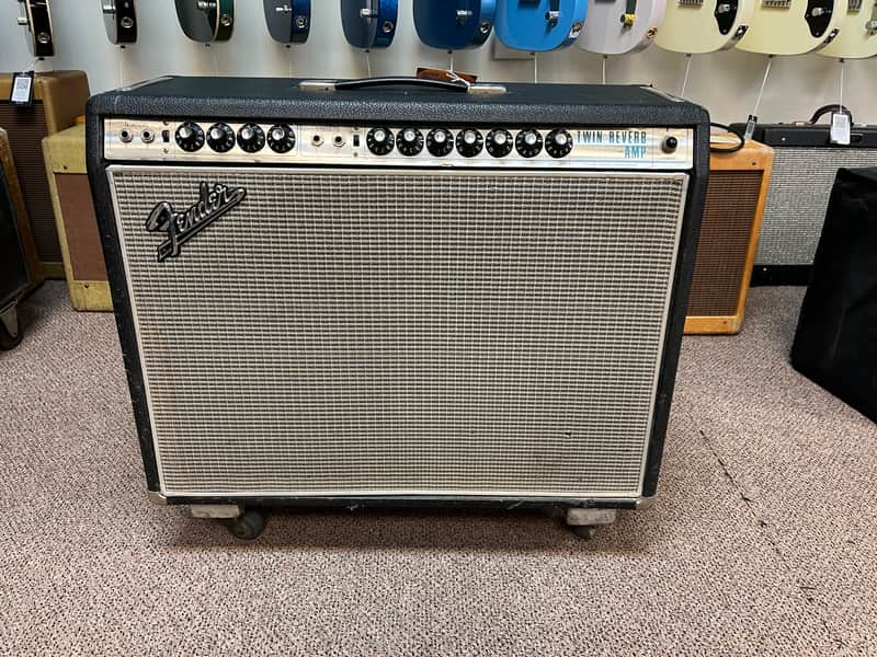1968 Fender Silverface Twin Reverb Combo Amp