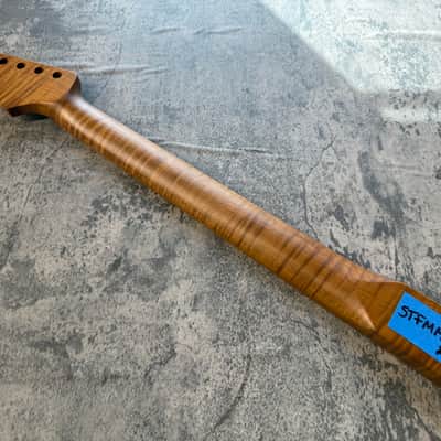 BMC Guitar 3AAA FLAME MAPLE Neck Strat® Stratocaster® 22 Fret Roasted With Maple Fingerboard Nitro Lacquer 9.5 Radius STFMM3A #1 image 3