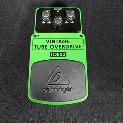 Behringer TO800 Vintage Tube Overdrive 2010s - Green image 1